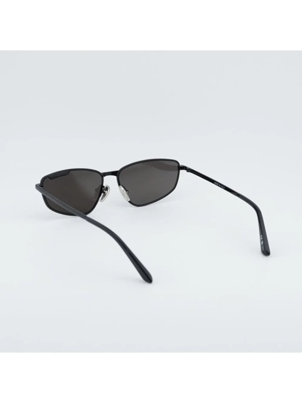 Balenciaga BB0277S 001 Unisex Sunglasses Black Rectangle Frame, Grey Lenses